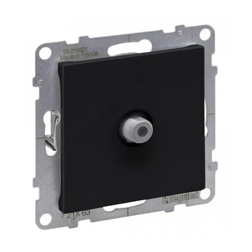 Suno TV (F) 1-kimenet végzáró süllyesztett 1.5dB/860MHz fekete 1.5dB/2150MHz LEGRAND
