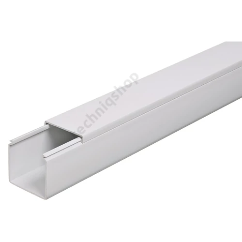 Vezetékcsatorna műanyag 16mm x 40mm 2000mm x fényesfehér kezeletlen halogénmentes Ultra Schneider