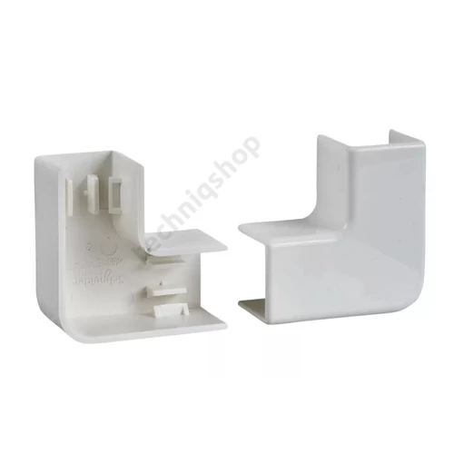 Minicsatorna kanyarelem 40x16/25/40-hez fedél 60mm x 60mm x 90° kezeletlen Ultra Schneider