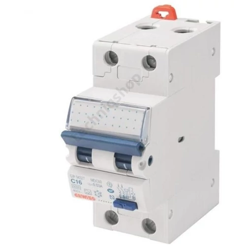 Áramvédő(FI)-kismegszakító 1P+N 16A C-jelleg 0.03A AC-típus 4.5kA/61009-1 6kA/60947 MDC45 GEWISS