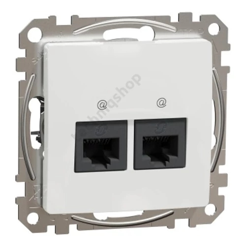 SednaÚj adatcsatlakozó dugalj UTP RJ45 8(8) Cat6A(IEC) falonkívüli süllyesztett fehér Schneider