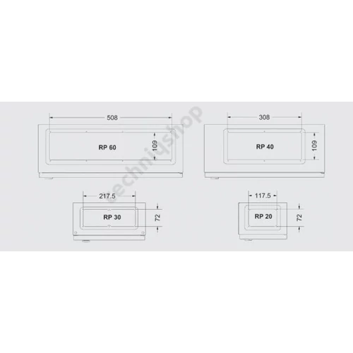 Lemezszekrény EAE O RP 200 kábelbevezető