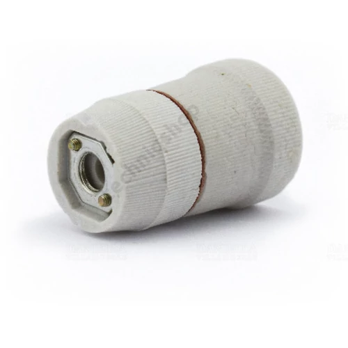 Foglalat E27 porcelán 10*1 Delux