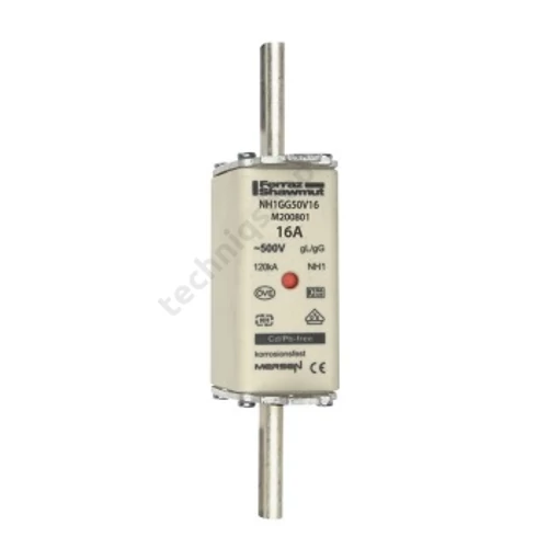 NH biztosítóbetét NH1 200A gL/gG 500V homlokoldali-kioldásjelzéssel NH1GG50V200 MERSEN
