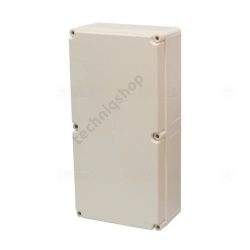 Üres szekrény szerelőlappal műanyag 600mmx 300mmx 170mm IP65 kültéri PVT 3060 FO Csatári Plast